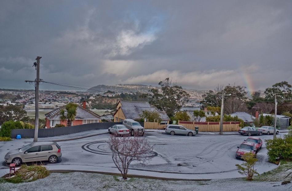 Looking out from Waverley in Dunedin this morning. Photo Aaron Hall