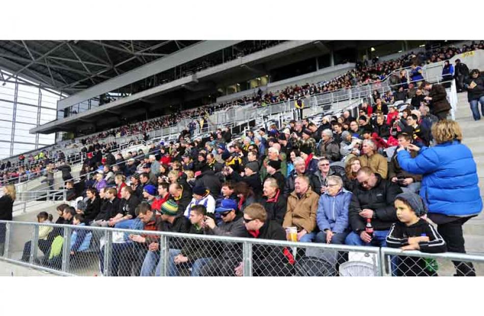 South stand fans.