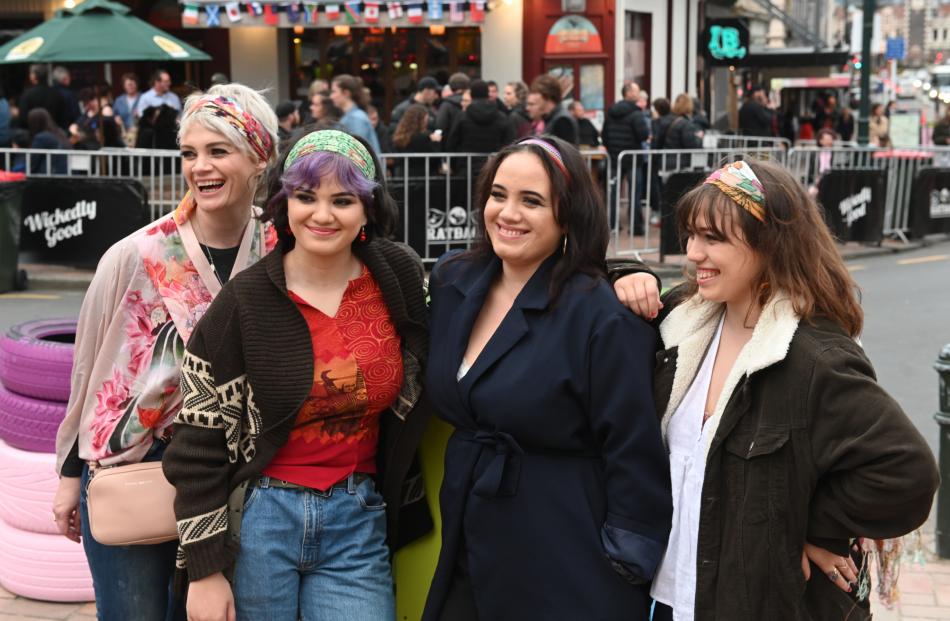 The Pila family (from left), Paula and daughters Zoe (16) Lily (19) Arielle (19) flew down from...