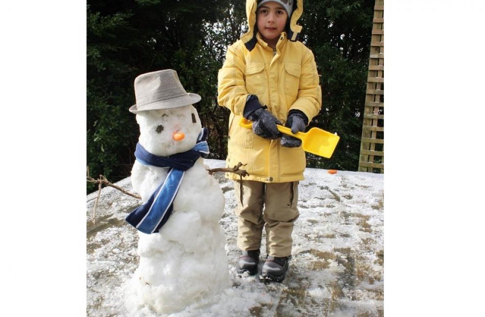Ben Strong (6), of Dunedin. Photo Brent Strong