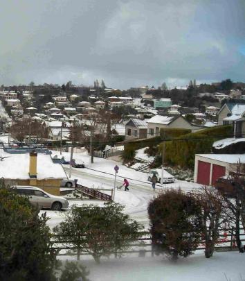 Kinsman St in Wakari, Dunedin. Photo Diane Yeldon