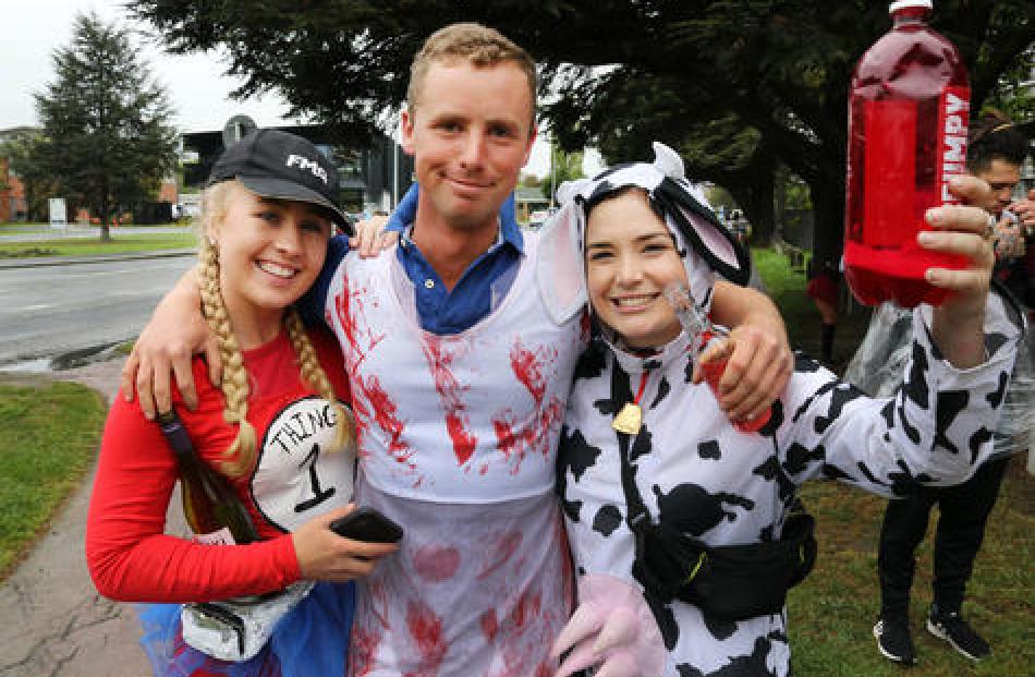Brooke Talbot, Nathan De Vries and Sarah Flannery. 