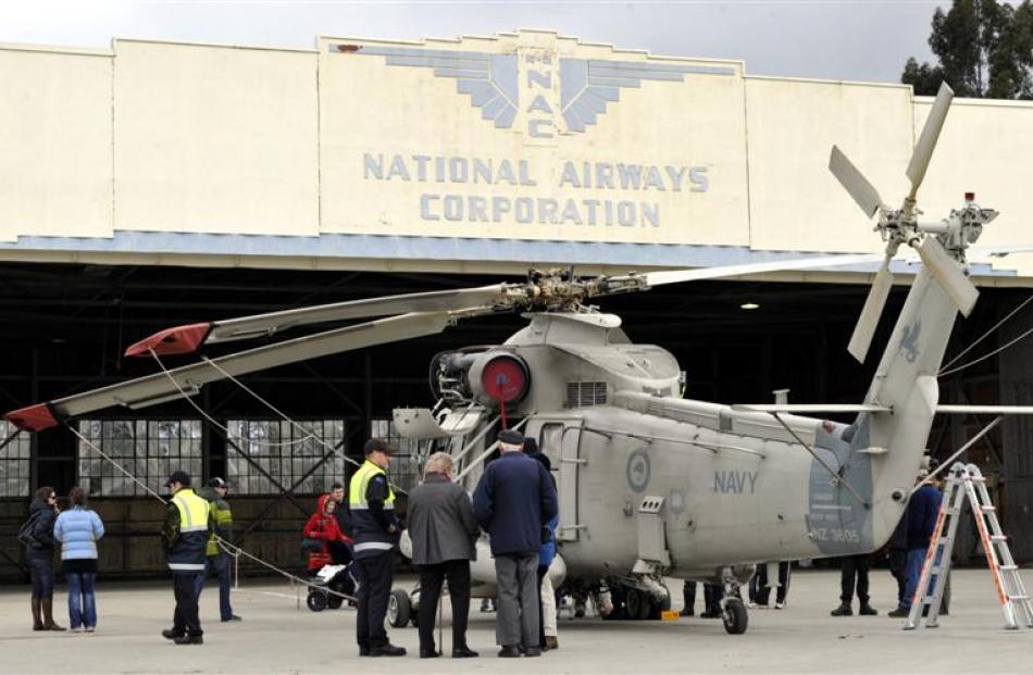 Members of the public get a close look at the helicopter. Photos by Gerard O'Brien.