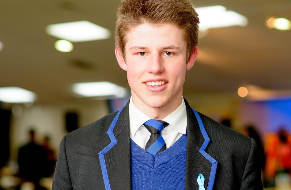 Laurence Pithie, Christchurch Boys' High, the award for most outstanding individual achievement...