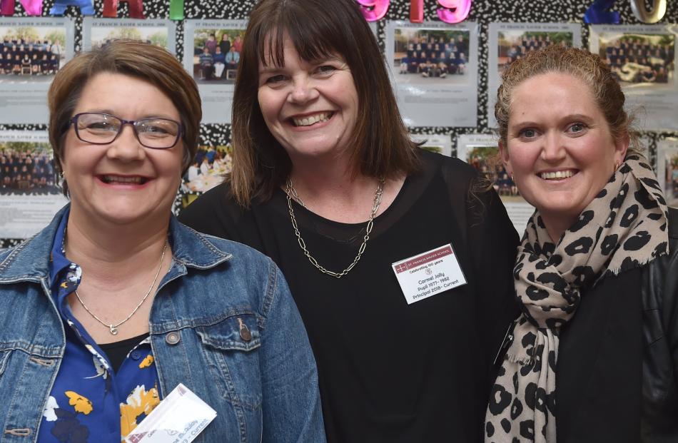 Lynne McAulay, Carmel Jolly and Teenaka Kennedy, all of Dunedin.