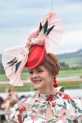 Fashions in the Field third place-getter Simone Montgomery at Wingatui.