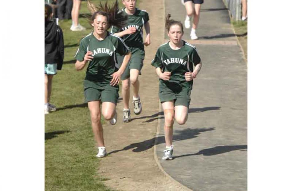 Competitors in the Year 8 Girls' section.