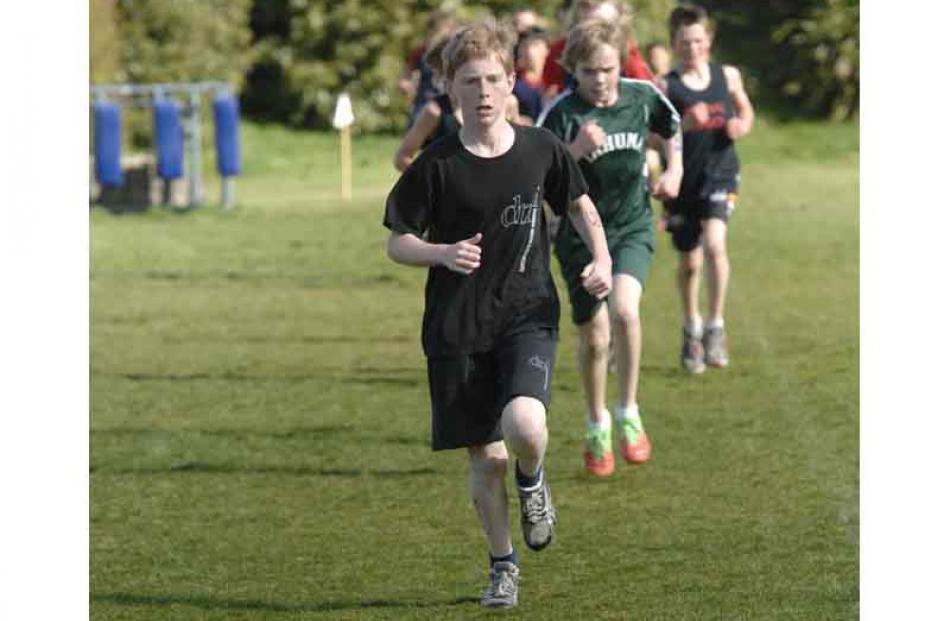 Competitors in the Year 8 boys' section.