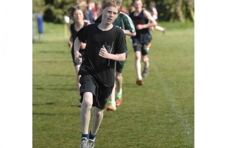 Competitors in the Year 8 boys' section.