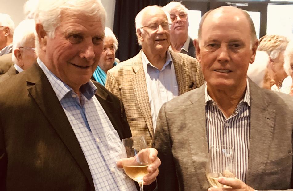 John Wilson, of Wanaka, John Hartnell, of Christchurch, (rear) and Jeff Couch, of Wanaka.