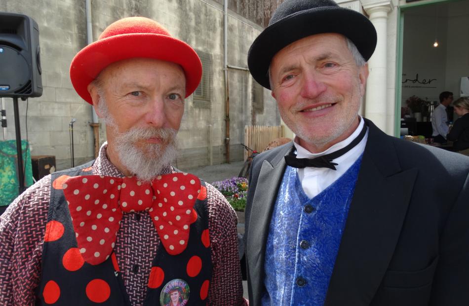 Laird McGillicuddy, of Te Pahu, and Norbet Hausberg, of Wellington.