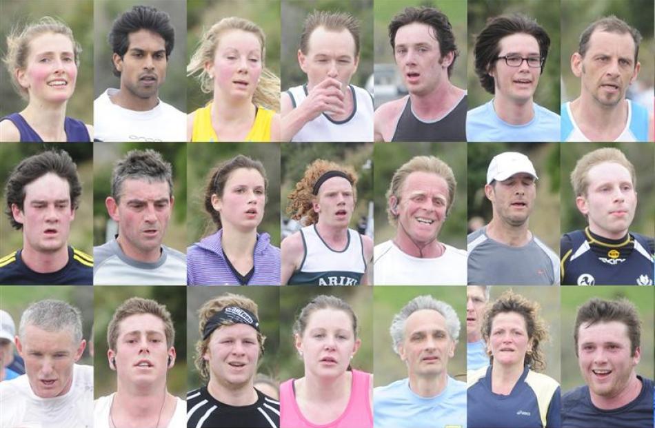 Competitors from the 2011 Dunedin Marathon. Prints available from Otagoimages.co.nz or at the...
