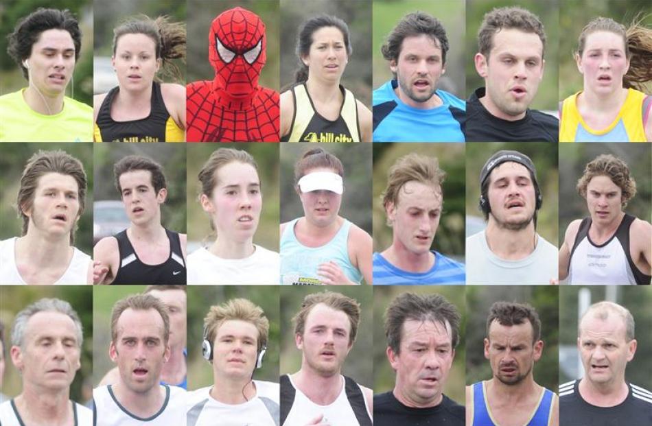 Competitors from the 2011 Dunedin Marathon. Prints available from Otagoimages.co.nz or at the...