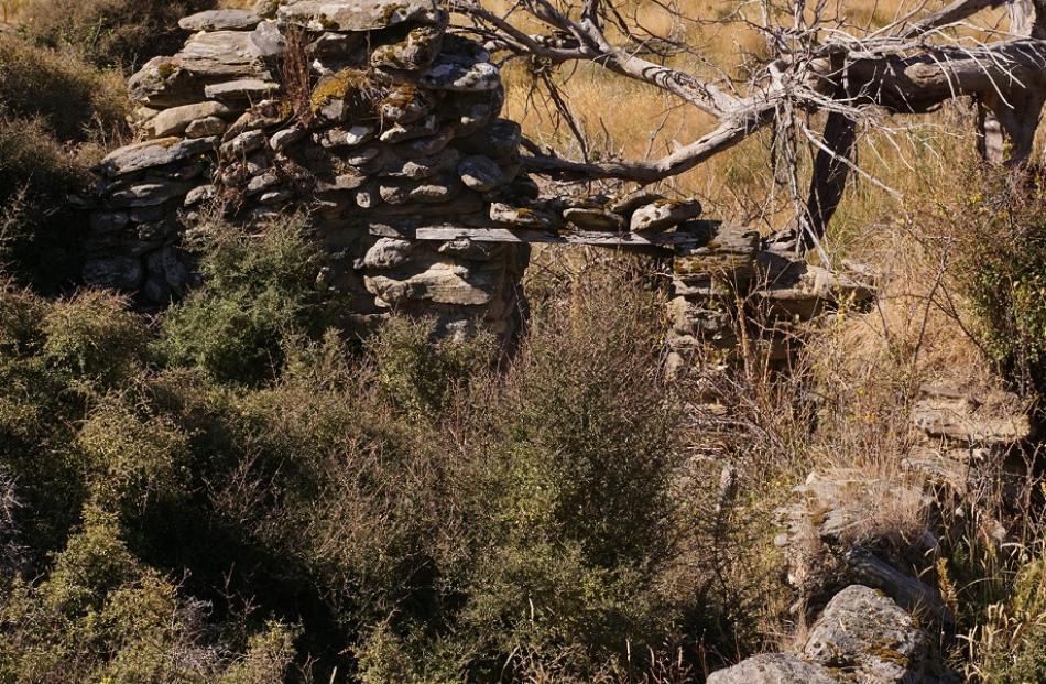 Historic gold diggers' hut, Eldorado gold diggings.