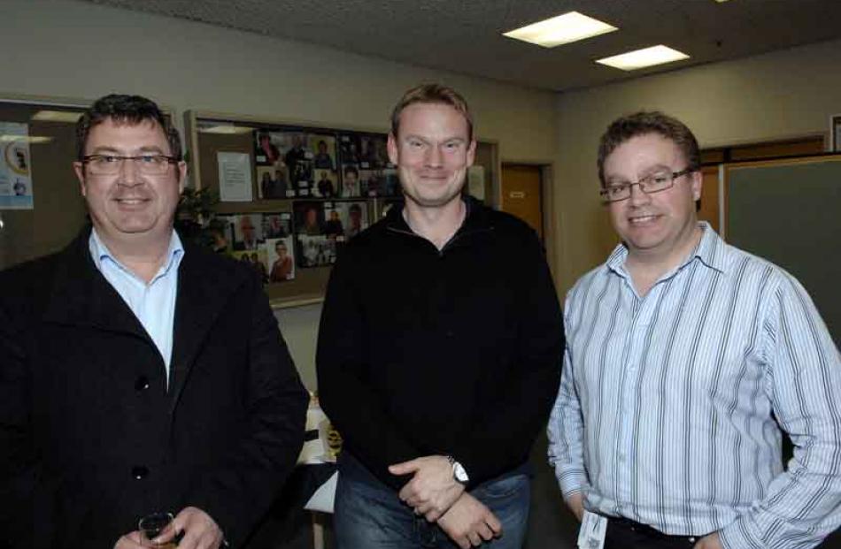 Dr Andrew Bowers, Andy Crossman and Craig Young.