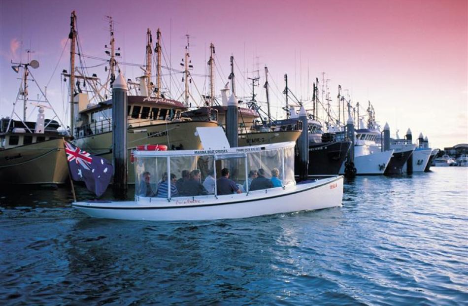 A marina boat tour in Port Lincoln. Photo supplied.