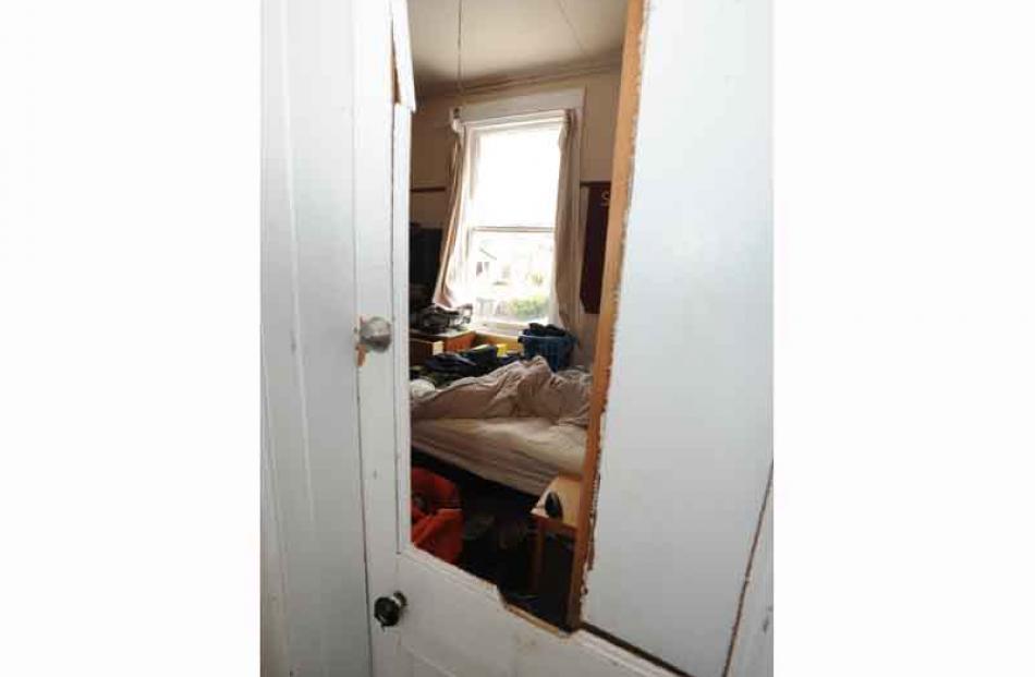 'Cheap air-conditioning' at 402 Leith St, an entrant in the messy flat competition.