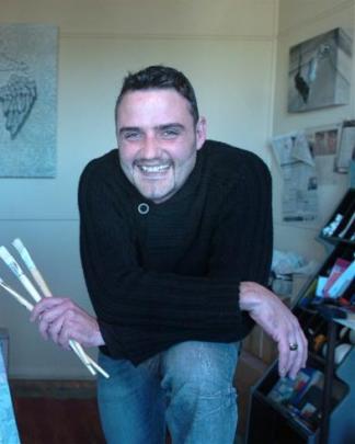 Martin Maass in his Dunedin studio. Photo by Peter McIntosh.