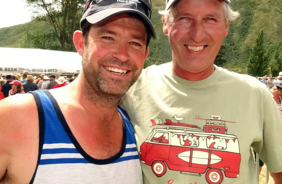Tim Dawkins and Frazer Brown, both of Dipton.