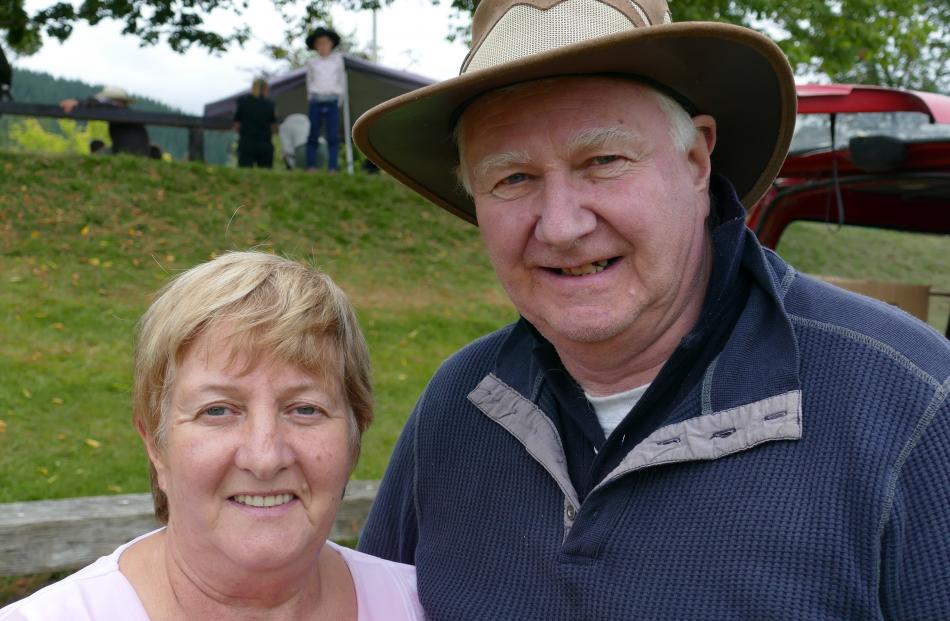 Tui and Trevor Stewart, of Kaka Point.