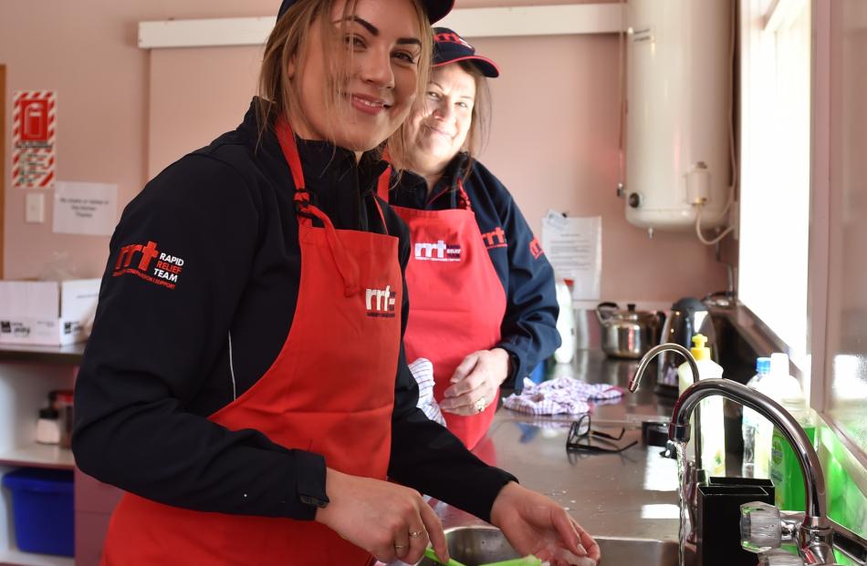 Mataura resident of 64 years Sharon Argyle takes comfort in a cup of tea at the Edendale...