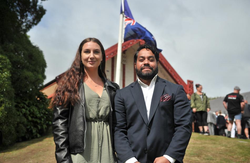 Jazmine O’Kane and Matt Matahere, of Dunedin.