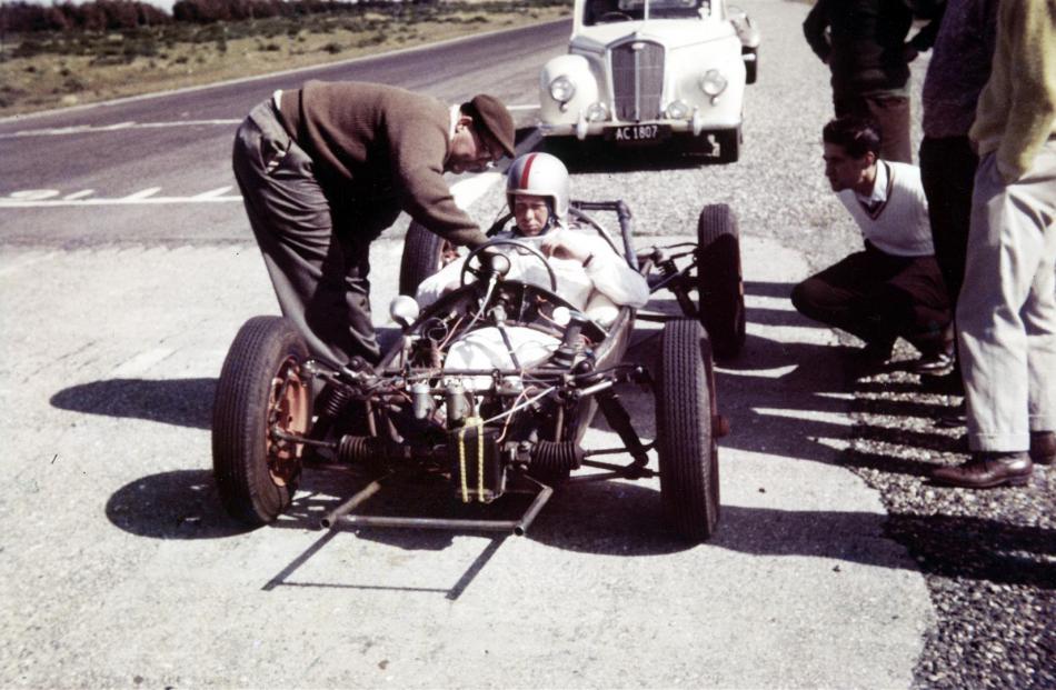 George Begg (left) and Barry Keen with the Begg 650. PHOTOS: SUPPLIED — BEGG FAMILY