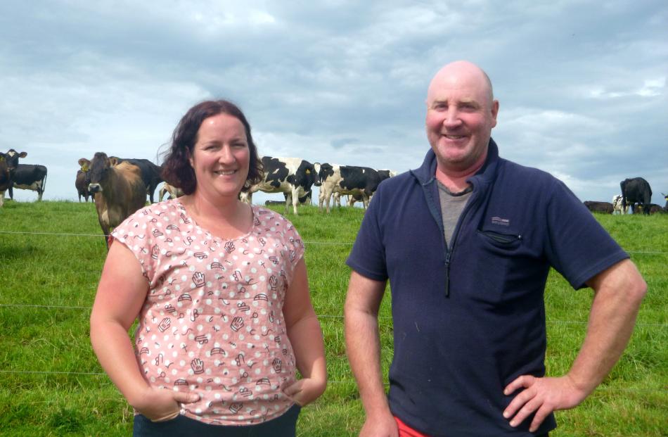 Clifton dairy farmers Sandra and Chris Campbell