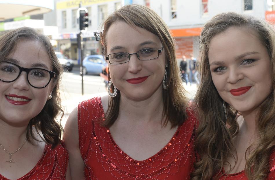 Dunedin band Foxy Tones — Georgia Watson, Amanda Goodwin and Hannah Thompson-Holloway.