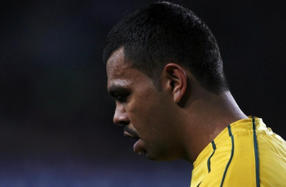 Australia Wallabies' Kurtley Beale leaves the field during their Rugby World Cup third place play...