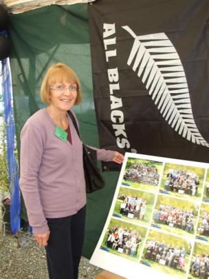 Former Millers Flat School pupil, Oone Rogers, travelled from England to attend the celebrations....