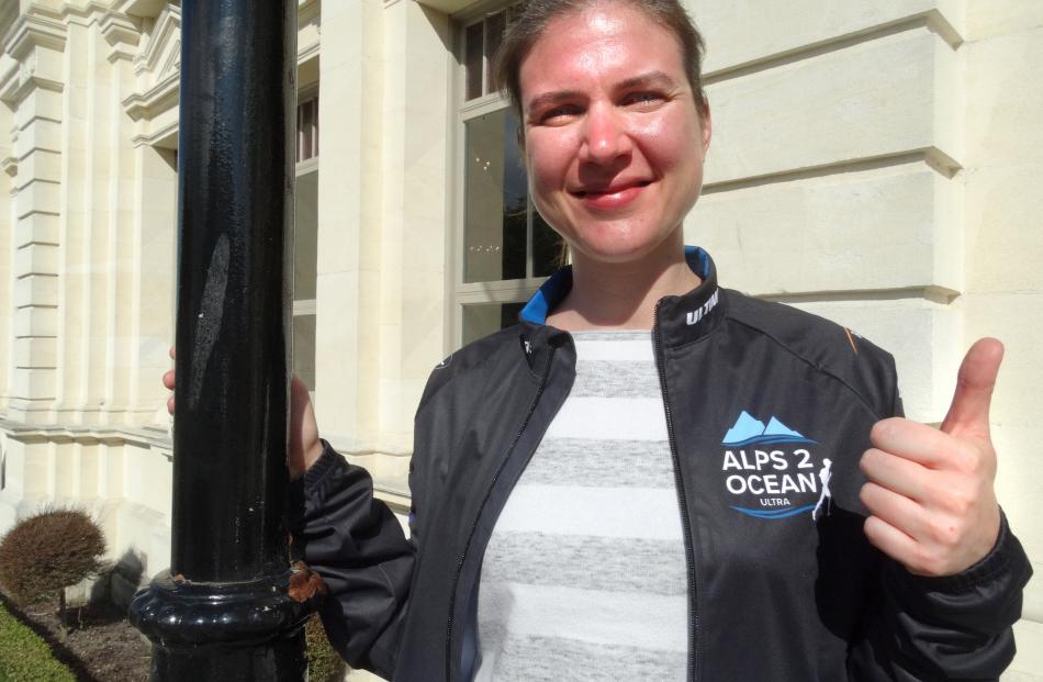 Alexandra Wittke, of Hong Kong, is excited about competing in her second Alps 2 Ocean Ultra...