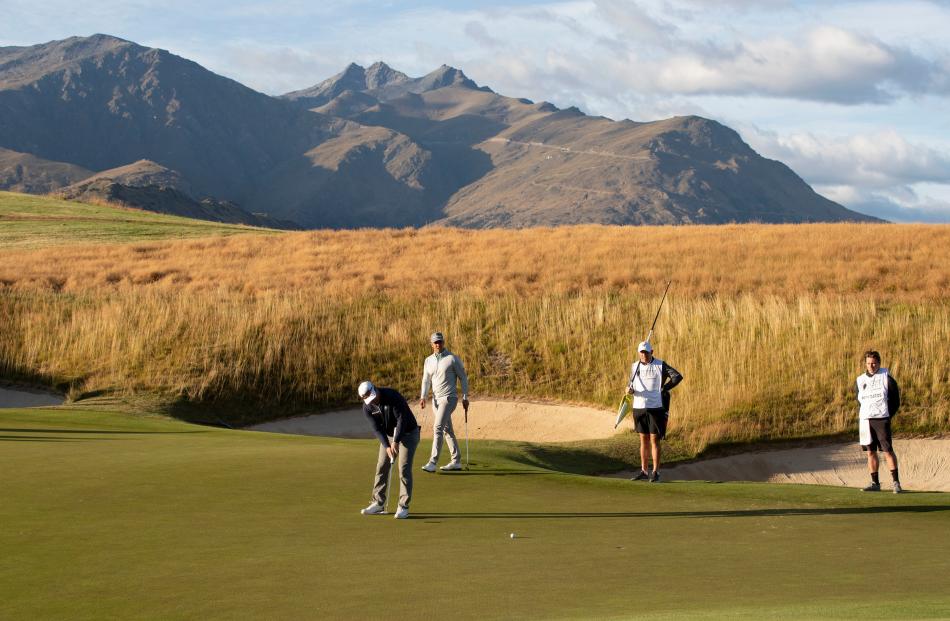 Kiwi challenge . . . New Zealander Ryan Fox plays a shot yesterday. PHOTOS: PHOTOSPORT