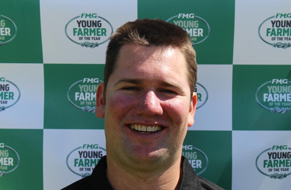 Jonny Brown is back for his second young farmer of the year Tasman regional final.