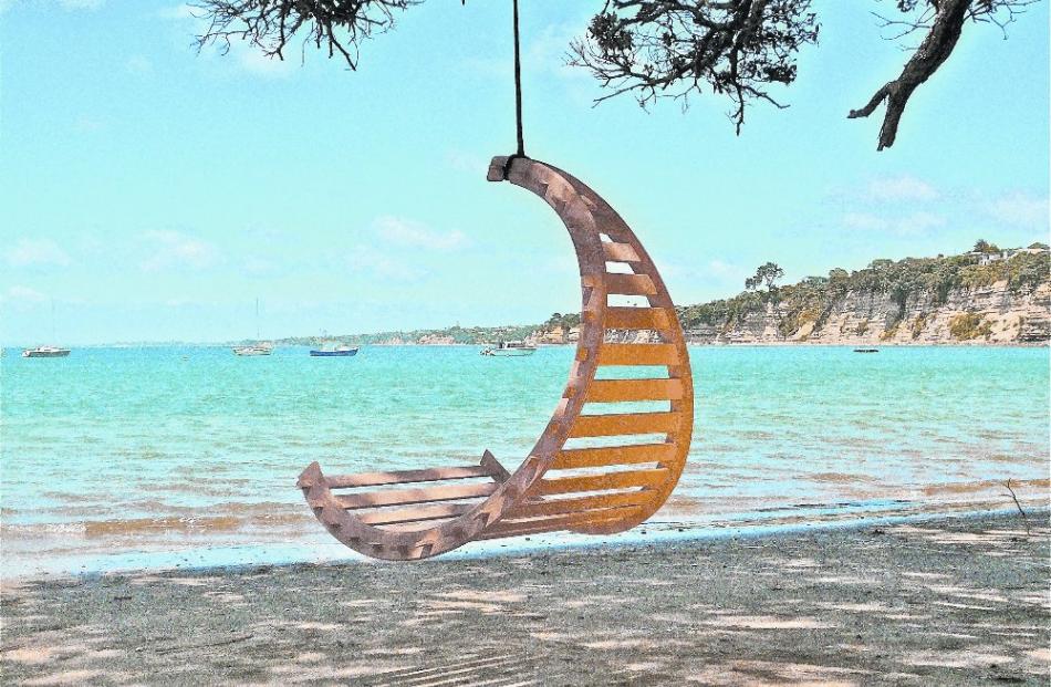 Image 2: Flat Pack Outdoor Hanging Chair