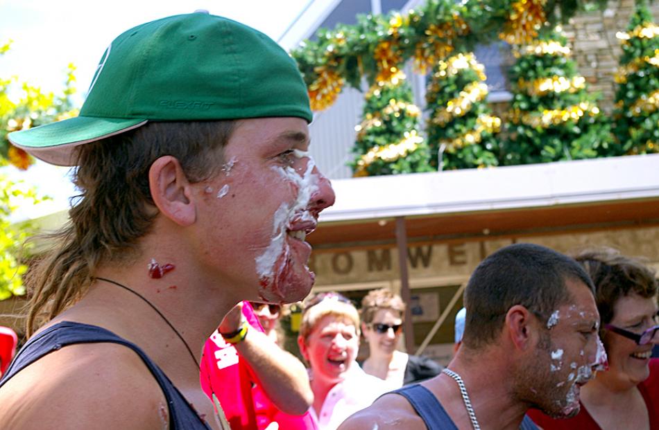 Faun at last years Cherry Pie Eating Competition.