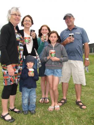 Coreen Halder, of Edievale, Maxine Johnstone, Riley Johnstone, 2, Isla Johnstone, 12, Bethany...