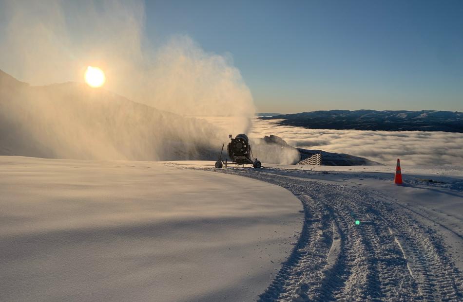 Cardrona Alpine Resort received about 25cm of snow across the mountain over the weekend, boosted...