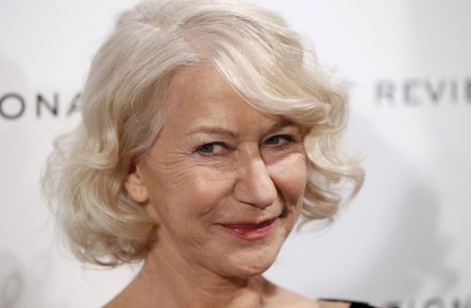 Actress Helen Mirren arrives for the National Board of Review Awards Gala in New York. REUTERS...