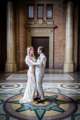 Wedding dress from Margaret Wray in Clyde.