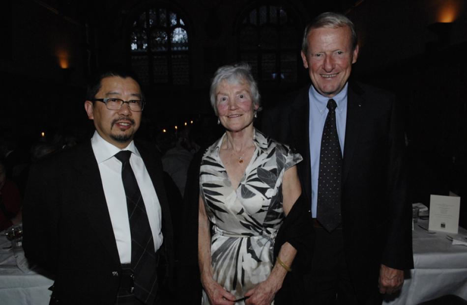 Malcolm Wong, Ann Barsby and Barry Clarke, all of Dunedin.
