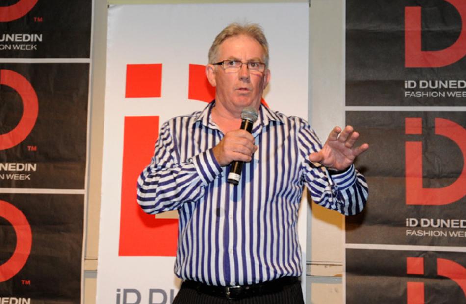 ODT's Paul Dwyer speaks at the opening