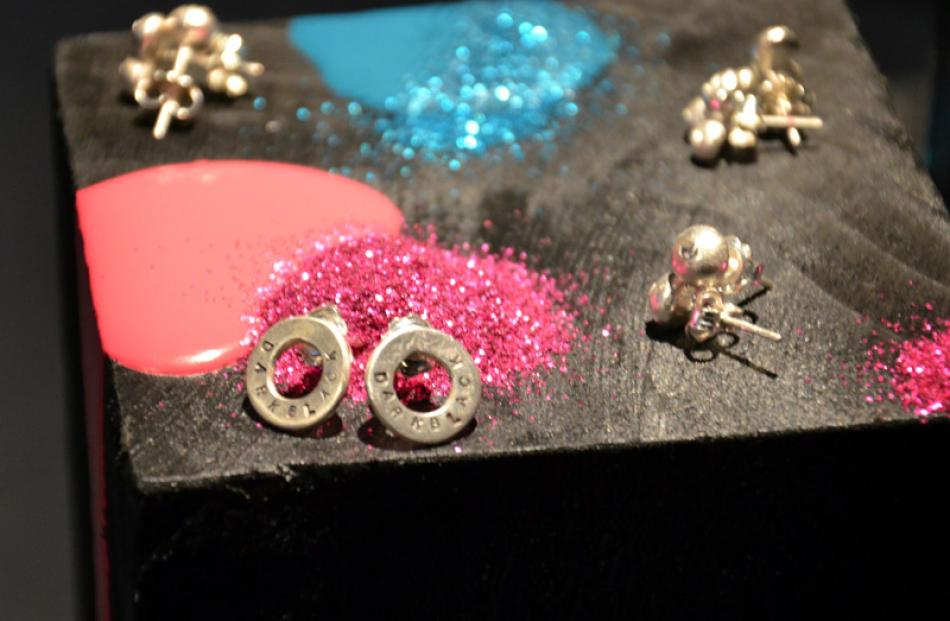 Pieces in the new 'All That Glitters' line for Darkblack.