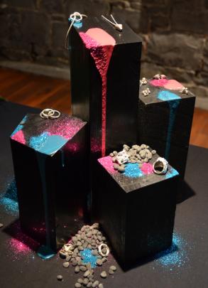 Pieces in the new 'All That Glitters' line for Darkblack.