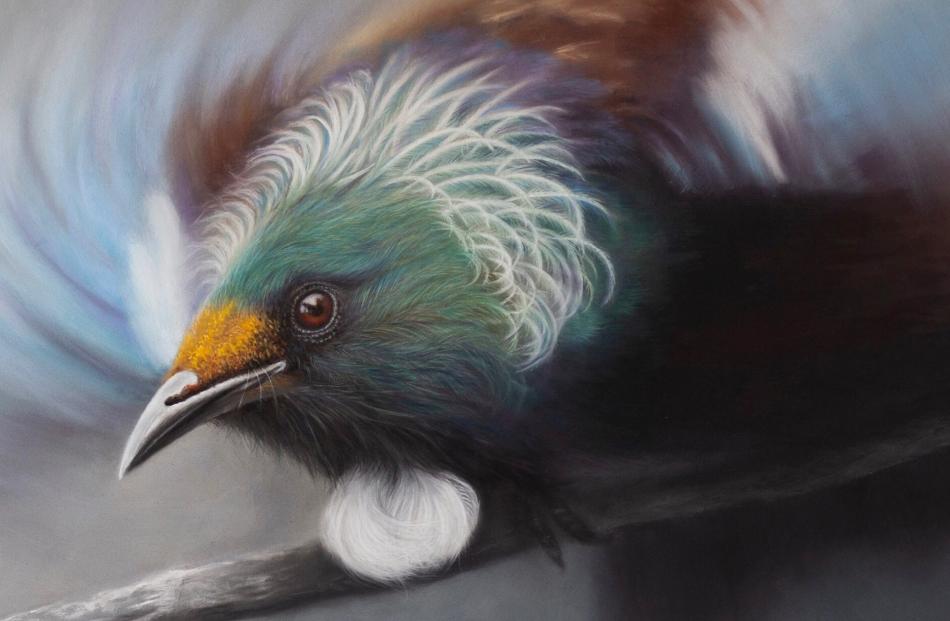 Boss...Incoming was awarded second place and peoples’ choice in the PANZ Pastel Artists of NZ in Dunedin earlier this year. 