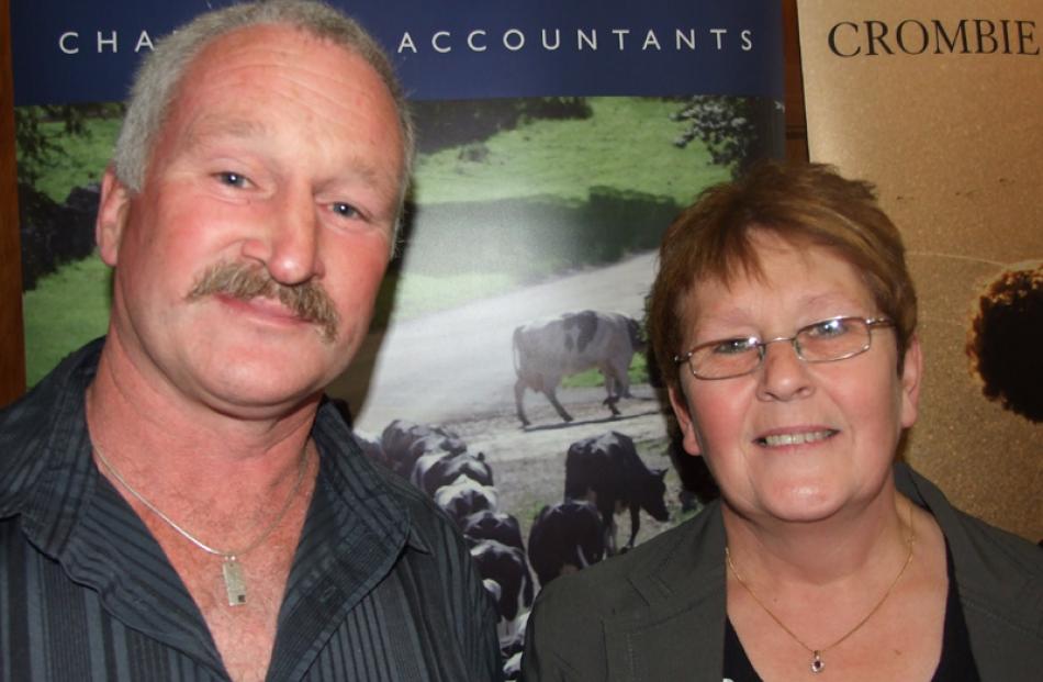 Kevin Stewart and Marion McCombes, both of Gore.