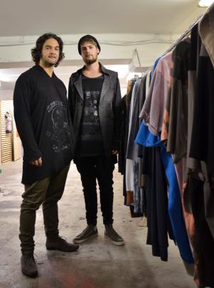 Josh Jeffery (Left) and Richie Boyens in the Above Ground studio and retail outlet. Photo: Emily...