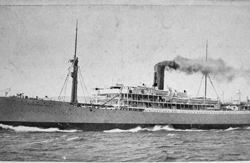 HMHS (hospital ship) Gloucester Castle.