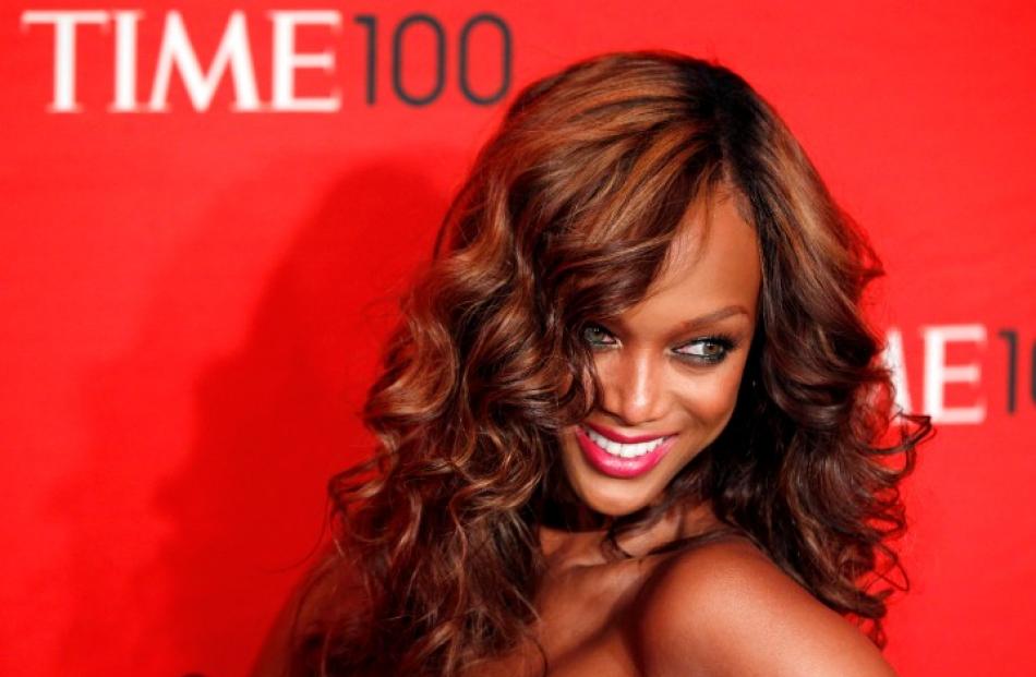 Actress Tyra Banks arrives at the Time 100 Gala in New York. The Time 100 is an annual list of...
