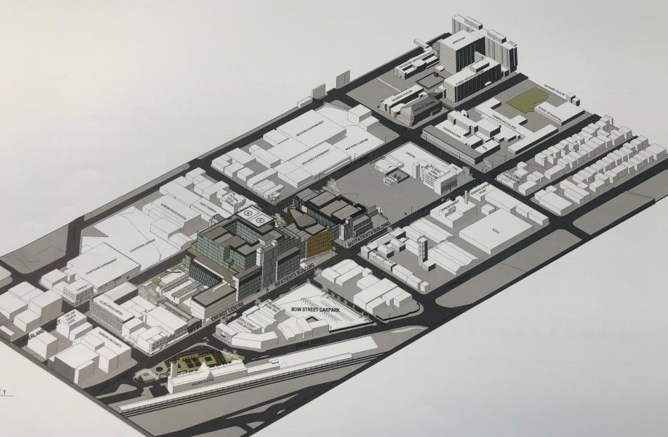 Aerial view of the new hospital's layout. Photo: suplied 